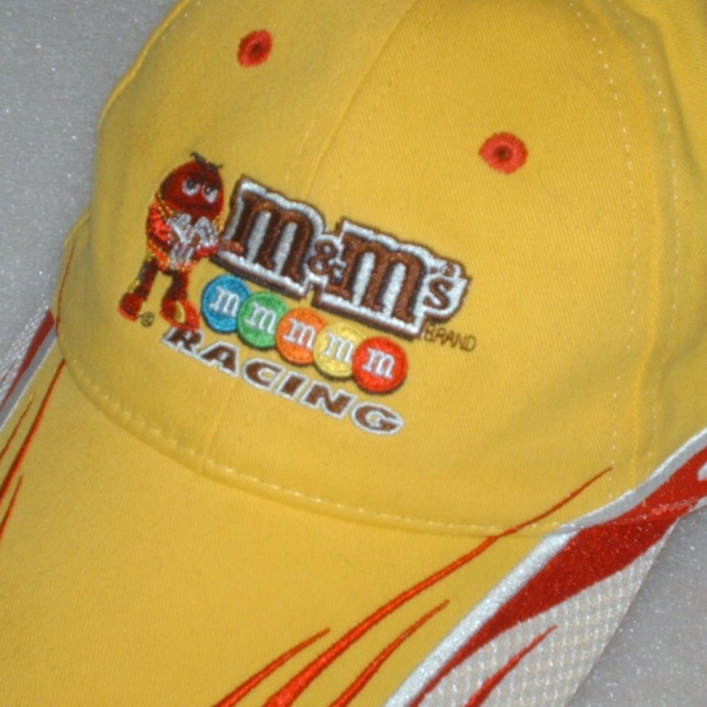 M&Ms NASCAR Racing #18 hat - Picture 2 of 7